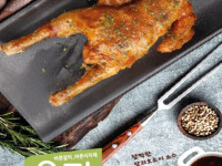 오븐에굽는 미니통닭한마리+현미쌀베이크파우더100g+청양갈릭델리소스120g(10kg 이상시 소스세트)