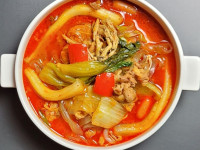볼빨간마라우삼겹1kg+마라소스180g+분모자200g+납작당면50g+육수100g(10kg이상 세트)